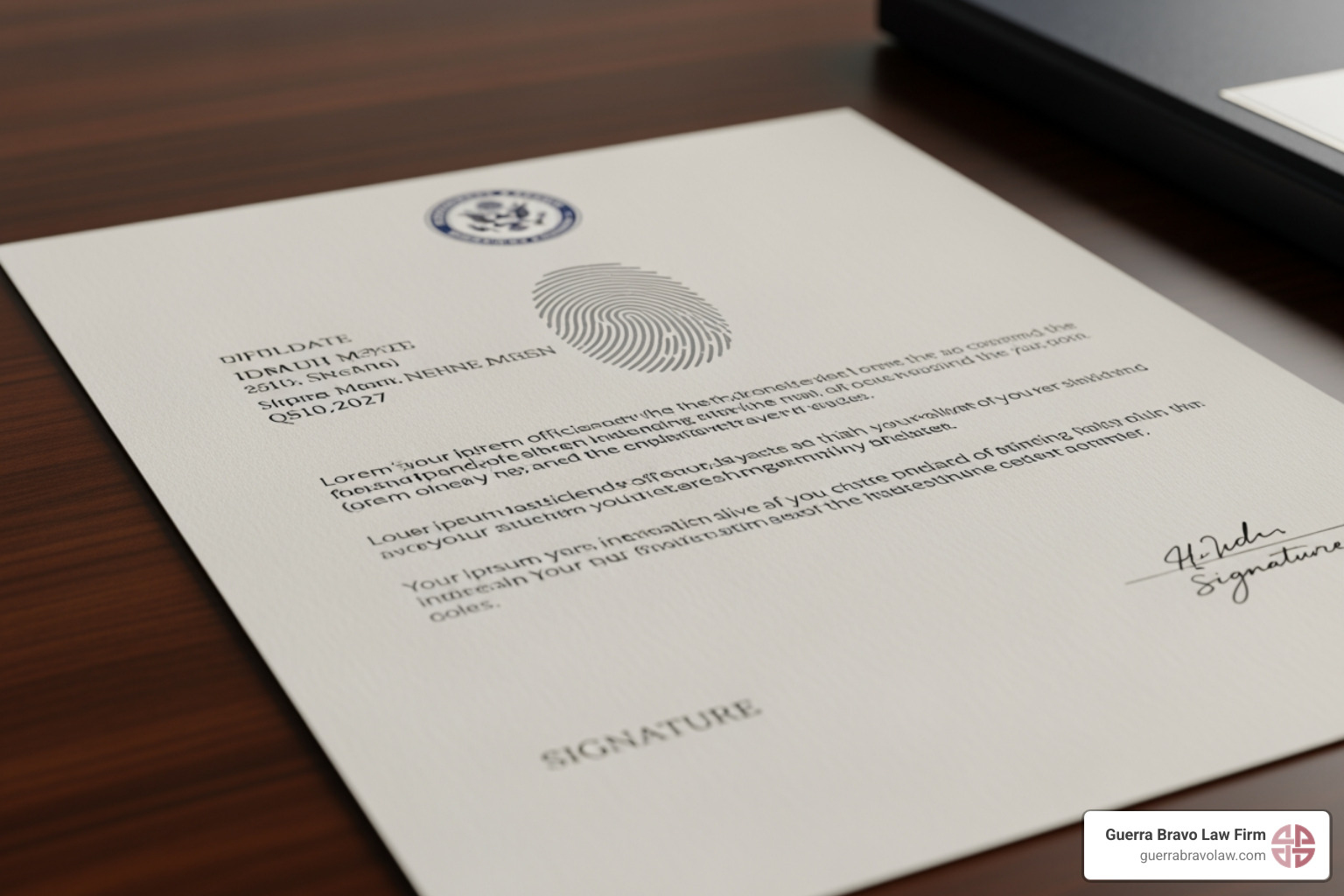 Biometrics instruction letter - parent pr sponsorship